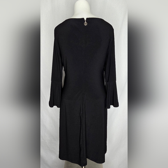 ​Tommy Hilfiger Black Bell Sleeve Sheath Dress Size 8 NWOT - Picture 5 of 9